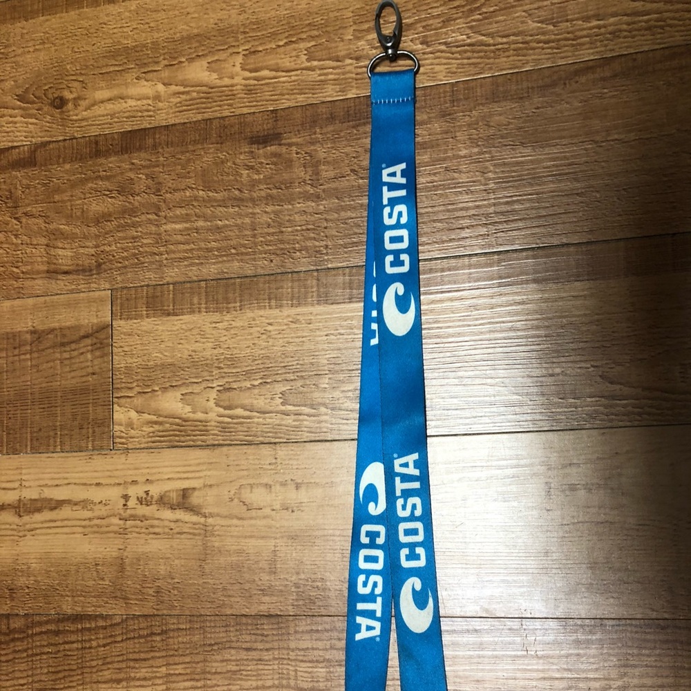 Blue costa lanyard